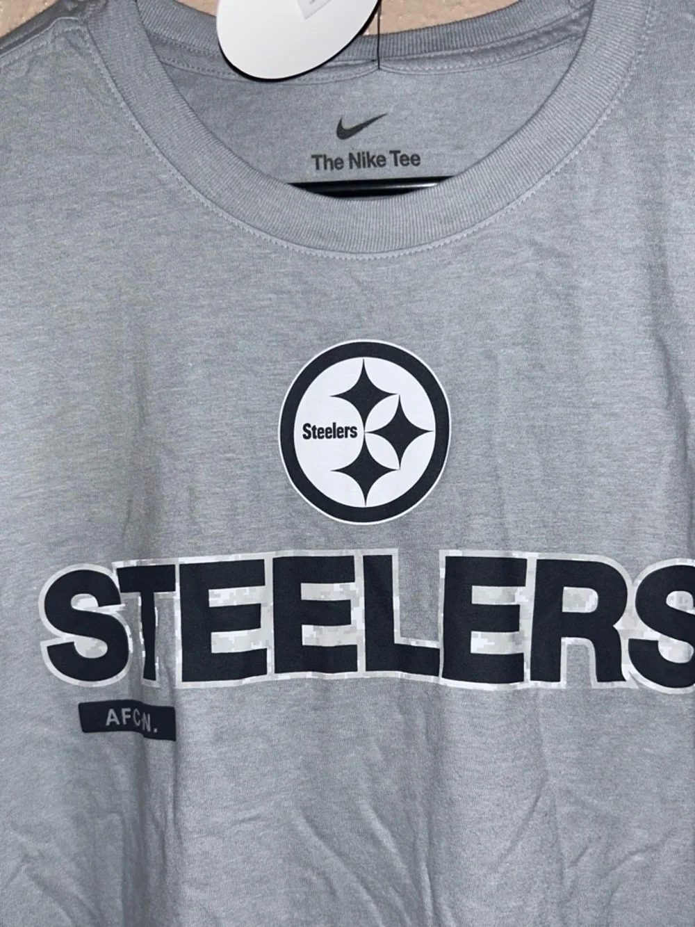 Nike Dri-Fit Grey Pittsburgh Steelers “Salute to Service” LS Tee NWT MENS SMALL